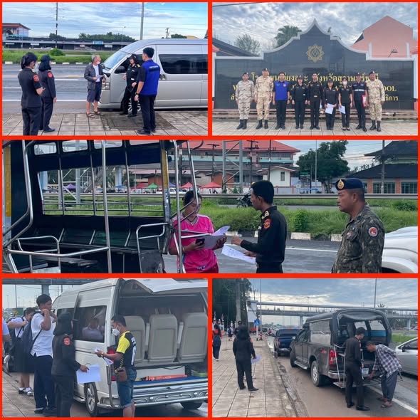 สำนักงานขนส่งจังหวัดสุราษฎร์ธานี สาขาอำเภอเวียงสระ                                                                                                                                                                                                                                                    วันที่ 6 พ.ย. 2568 เวลา 06.30 น. 
             นางศิรินาถ ไชยยางค์ หัวหน้าสำนักงานขนส่งจังหวัดสุราษฎร์ธานี สาขาอำเภอเวียงสระและเจ้าหน้าที่ บูรณาการร่วมกับอำเภอเวียงสระ ตรวจสอบรถรับจ้างรับส่งนักเรียน หน้าโรงเรียนเวียงสระ พร้อมแจกเอกสารแนะนำให้ความรู้เกี่ยวการขออนุญาตใช้รถที่ถูกต้องเพื่อให้ดำเนินการขออนุญาตใช้รถยนต์ส่วนบุคคลเพื่อรับจ้างรับส่งนักเรียน