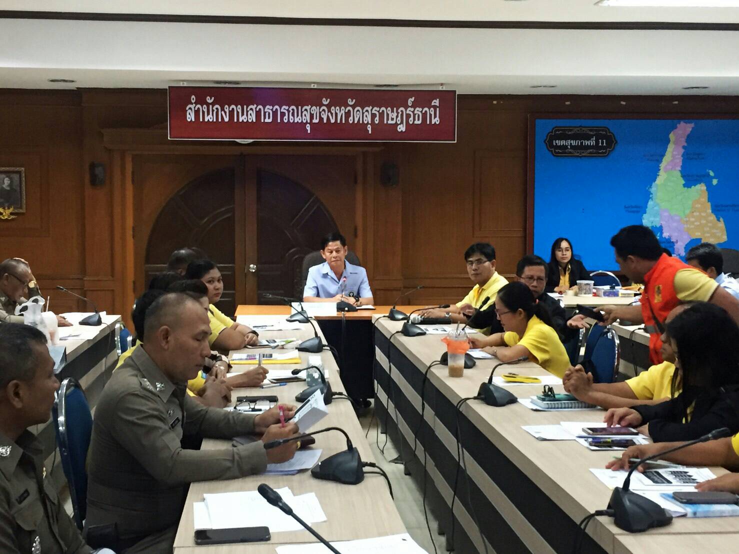 ประชุมเชิงปฎิบัติการพัฒนาศักยภาพเครือข่ายในการขับเคลื่อนกลไก ศปถ. ระดับอำเภอไปสู่ผลลัพธ์ ระหว่างวันที่ 23 - 24 กรกฎาคม 2562 ณห้องประชุมสาธารณสุขจังหวัดสุราษฎร์ธานี 